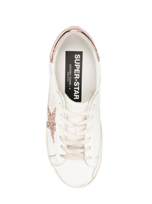 White calf leather distressed sneaker Golden Goose | GWF00101F00535411705